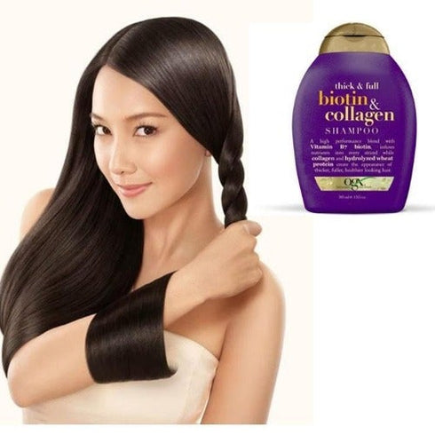 Organix Thick & Full Biotin & Collagen Shampoo 385ml